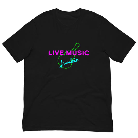 Live Music Junkie Unisex Tee